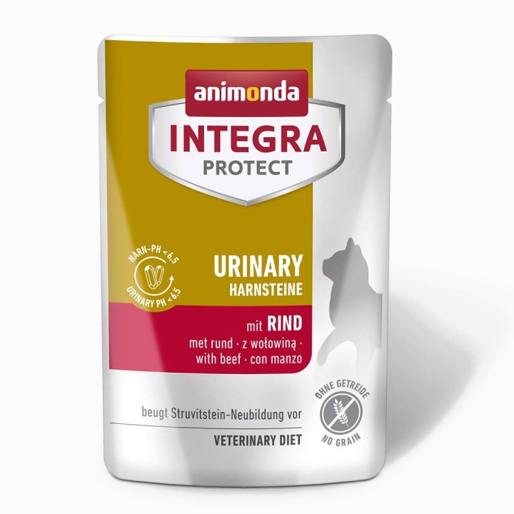 ANIMONDA Integra Protect Urinary Struvite con manzo - cibo umido per gatti - 85g