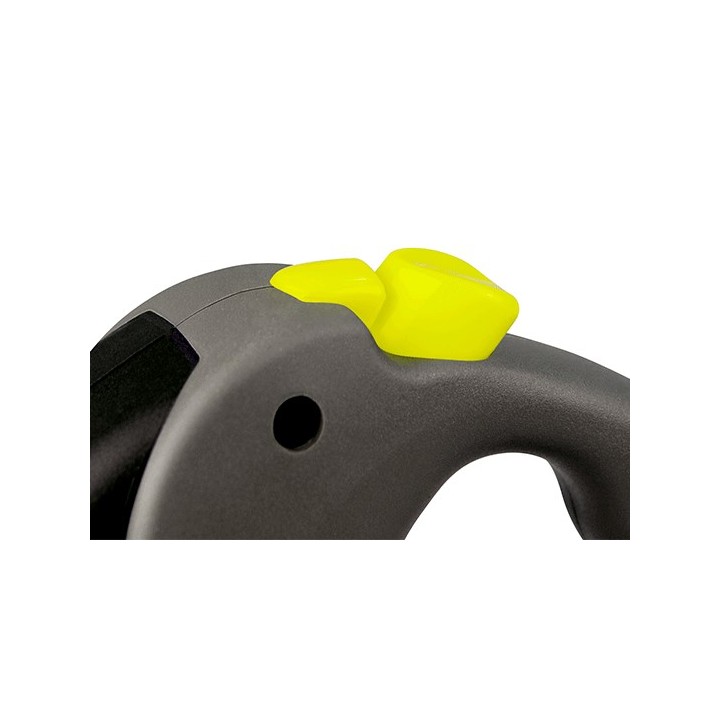TRIXIE NEON GIANT M 8 m Guinzaglio retrattile per cani nero giallo