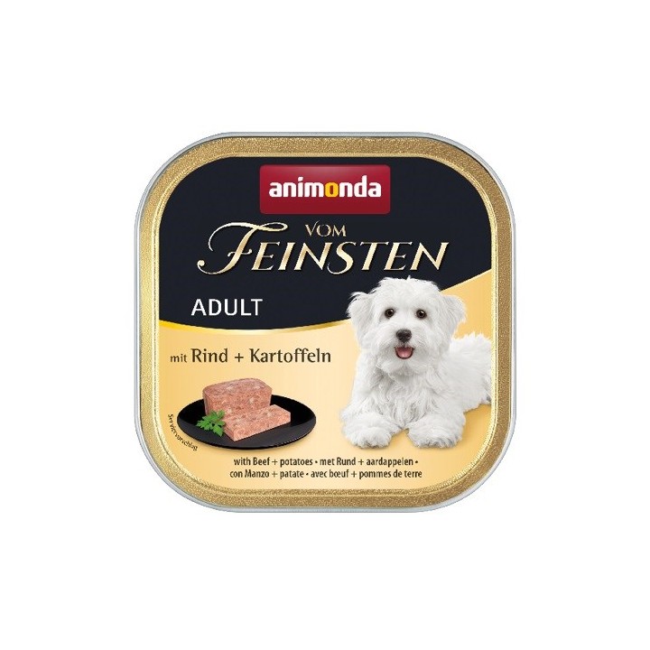 ANIMONDA Vom Feinsten Adult Manzo e patate - cibo umido per cani - 150g