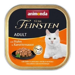 ANIMONDA Vom Feinsten Adult Pollo in salsa di carote - cibo umido per gatti - 100g