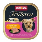 ANIMONDA Vom Feinsten Adult Mini pollo oca e prezzemolo - cibo umido per cani - 100g