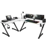 SCRIVANIA GAMING HUZARO HERO 7.0 BIANCA