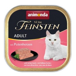 ANIMONDA Vom Feinsten Adult Cuori di tacchino - cibo umido per gatti - 100g