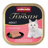 ANIMONDA Vom Feinsten Adult Cuori di tacchino - cibo umido per gatti - 100g