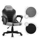 Sedia gaming per bambini Huzaro HZ-Ranger 1.0 Grigia Rete grigio e nero