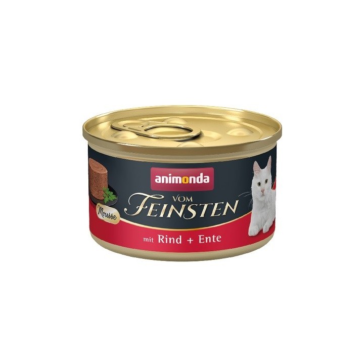 ANIMONDA Vom Feinsten Mousse manzo e anatra - cibo umido per gatti - 85g