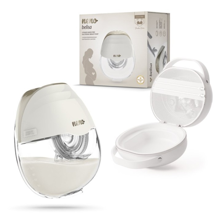 NENO BELISA tiralatte elettronico senza fili wireless a tre fasi a mani libere