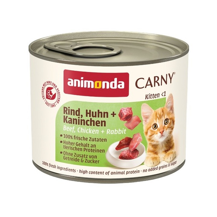 animonda Carny MANZO POLLO + CONIGLIO 200 g