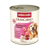 animonda GranCarno Cocktail di carni multiple Manzo Pollo Selvaggina Cuore Tacchino Adult 800 g