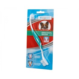 BOGAR Bogadent® Ergo dual brush Mini - spazzolino da denti bifacciale per cani