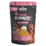 BOSCH Freshe Schnauze con pollo riso e carote mono – cibo umido per cani – 250g