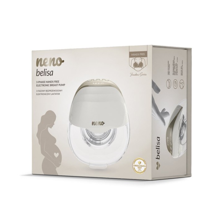 NENO BELISA TWIN tiralatte elettronico senza fili wireless a tre fasi a mani libere