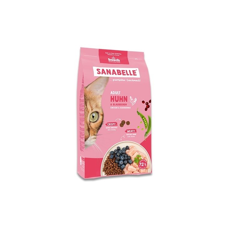 BOSCH Sanabelle Life Adult Pollo e Mirtilli - cibo secco per gatti - 8kg