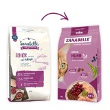 BOSCH Sanabelle Life Senior pollo e mirtilli rossi - cibo secco per gatti - 8kg