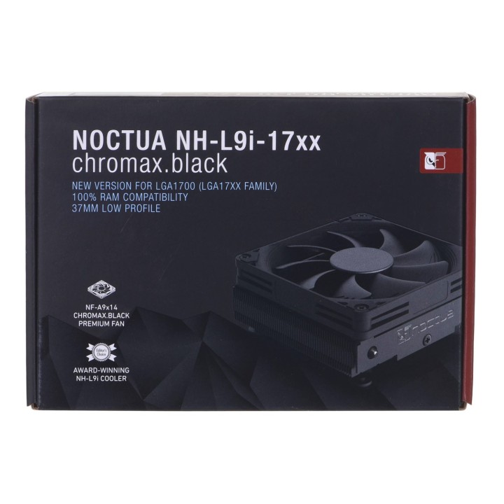 NOCTUA CPU RAFFREDDAMENTO NH-L9I-17XX CHROMAX BLACK