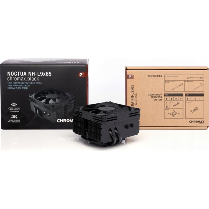 NOCTUA NH-L9x65 chromax.black Profilo basso Dissipatore per CPU