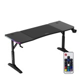 Huzaro Hero 4.6 RGB scrivania gaming nera