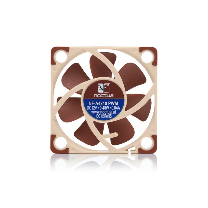 Noctua NF A4x10 PWM Ventola case per PC 4 cm beige rosso