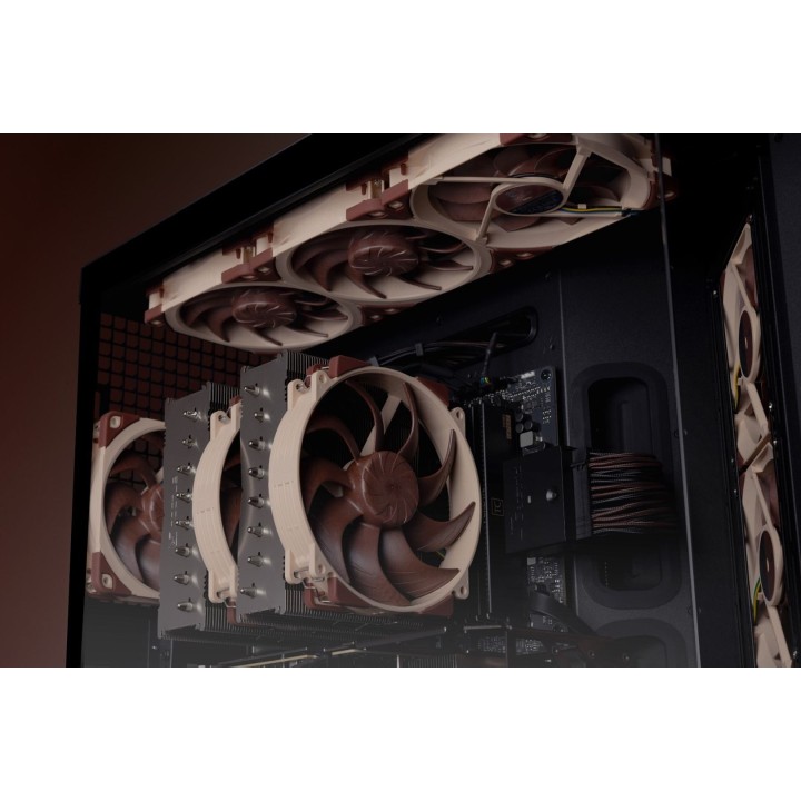 Noctua NF-A12X25 G2 LS-PWM Sistema di raffreddamento case per PC Ventola case per PC 12 cm beige 1 pc(s)