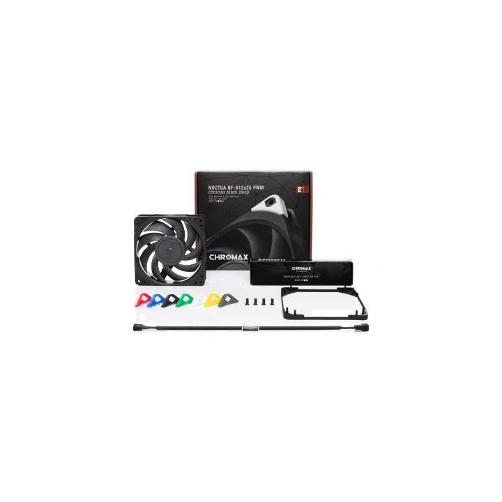 Noctua NF-A12X25 PWM CH.BK.S Componente di raffreddamento case per PC Ventola processore 12 cm nero