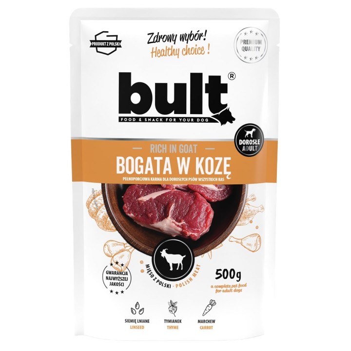 BULT ricco di capra - cibo umido per cani - 500g