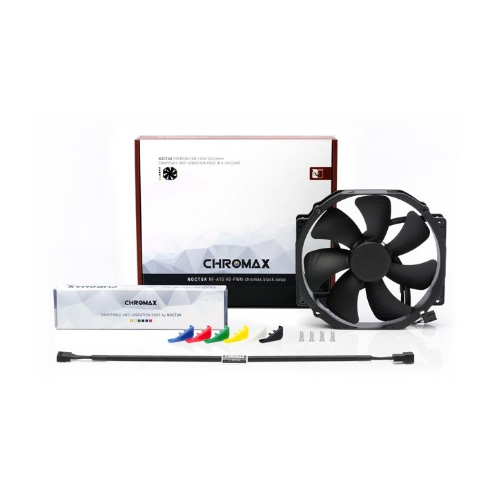 Noctua NF-A15 HS-PWM chromax.black.swap Ventola case per PC