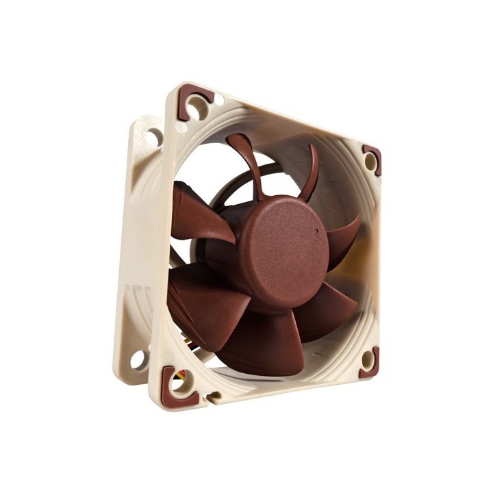 Noctua NF-A6X25 FLX Sistema di raffreddamento per computer Ventola per case 6 cm marrone