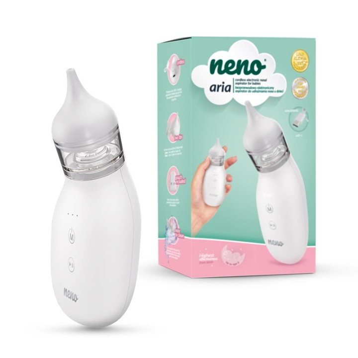 Neno Aria aspiranasale elettronico wireless per la pulizia del naso dei bambini