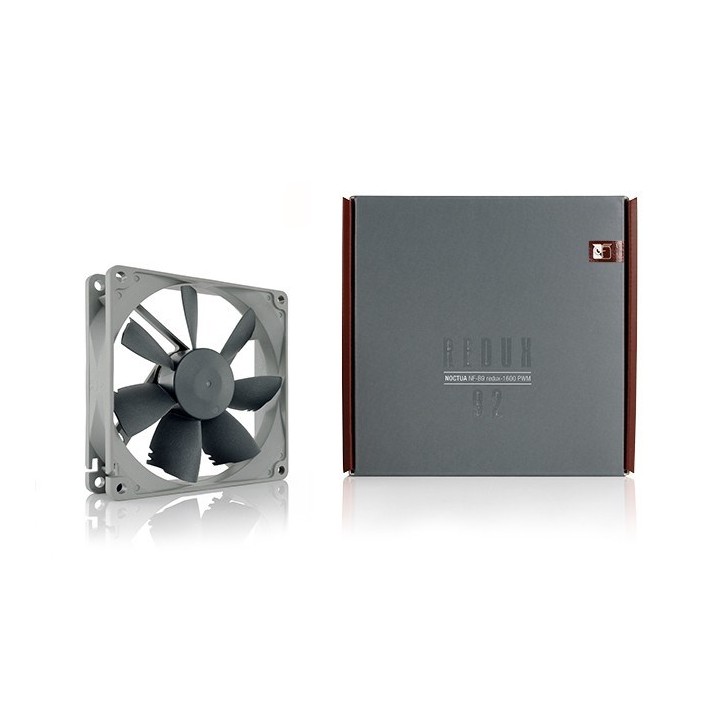 Noctua NF-B9 redux-1600 PWM Ventola case per PC 9.2 cm Nero Grigio