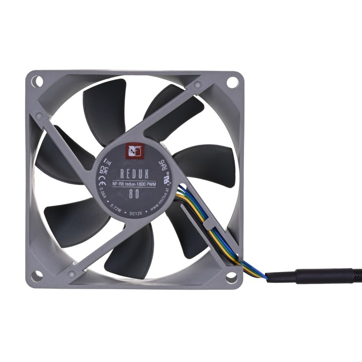 Noctua NF-R8 redux-1800 PWM Ventola case per PC 8 cm Nero Grigio