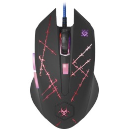 Defender Forced GM-020L mouse gaming ambidestro USB Type-A ottico 3200 DPI
