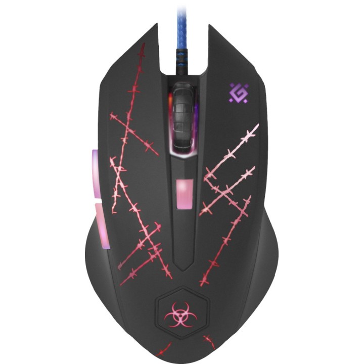 Defender Forced GM-020L mouse gaming ambidestro USB Type-A ottico 3200 DPI