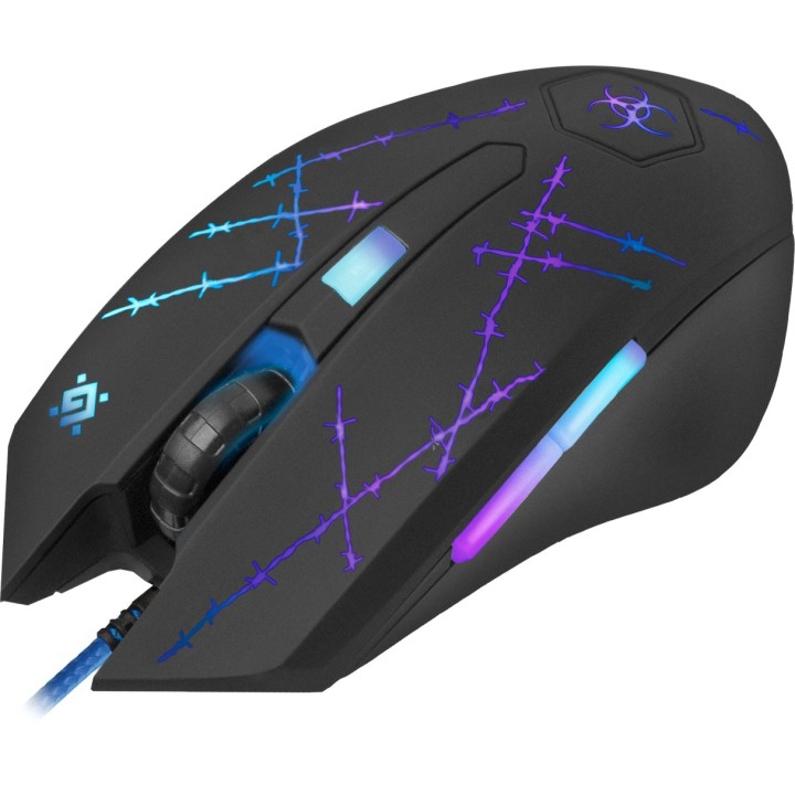 Defender Forced GM-020L mouse gaming ambidestro USB Type-A ottico 3200 DPI