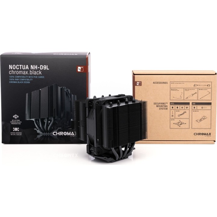 NOCTUA NH-D9L chromax.black Dissipatore per CPU