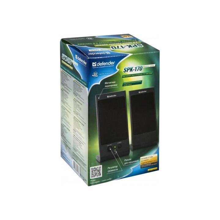 Defender SPK-170 Altoparlante nero cablato 4 W