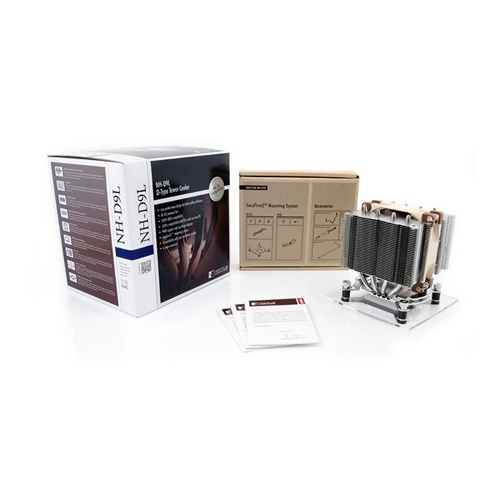 Noctua NH-D9L componente di raffreddamento per PC Dissipatore processore 9.2 cm Metallizzato