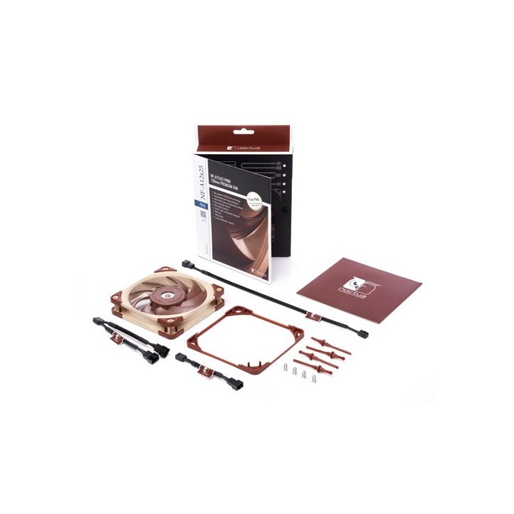 Noctua NF A12x25 5V PWM Ventola case per PC 12 cm beige rosso