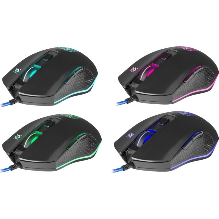 MOUSE DEFENDER GM-927 SLEIPNIR OTTICO 12800dpi 6P