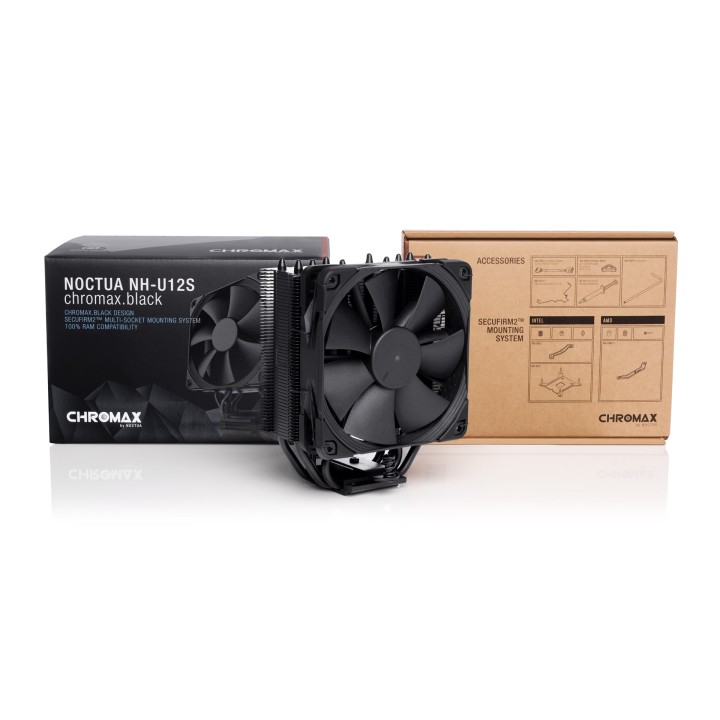 Noctua NH-U12S chromax.black Dissipatore per processore 12 cm