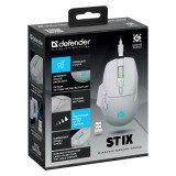 MOUSE WIRELESS DEFENDER STIX GM-009 RF BIANCO 3200dpi 7P