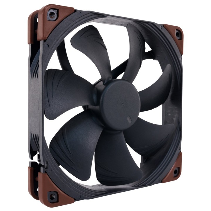 Noctua NF-A14 INDUSTRIALPPC-2000 PWM Ventola case per PC 14 cm Nero Brown 1 pz