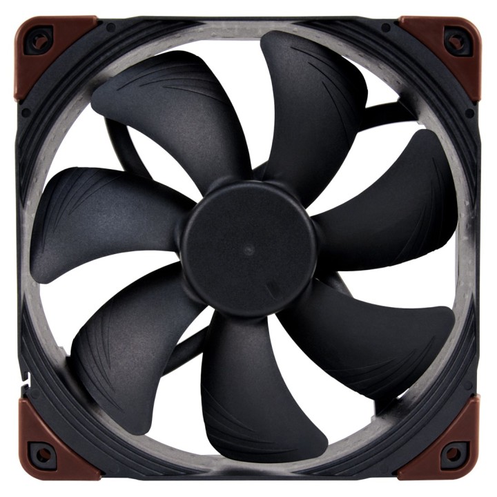 Noctua NF-A14 INDUSTRIALPPC-2000 PWM Ventola case per PC 14 cm Nero Brown 1 pz