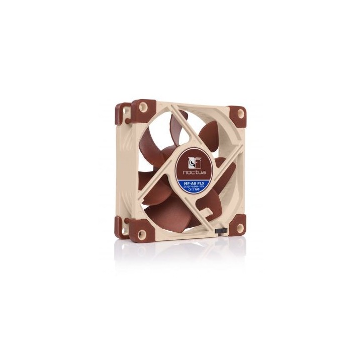 Noctua NOC-NF-A8-FLX Componente raffreddamento computer Ventola case per PC 8 cm Beige Brown 1 pz