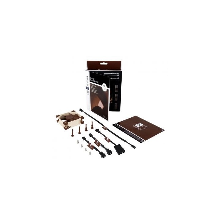 Noctua NOC-NF-A8-FLX Componente raffreddamento computer Ventola case per PC 8 cm Beige Brown 1 pz