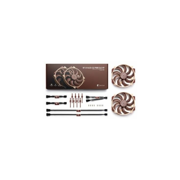 Noctua NF-A14X25R G2 PWM SX2-PP Sistema di raffreddamento case per PC Ventola case per PC 14 cm