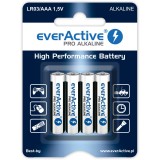 Batterie alcaline AAA / LR03 everActive Pro - 4 pezzi (blister)