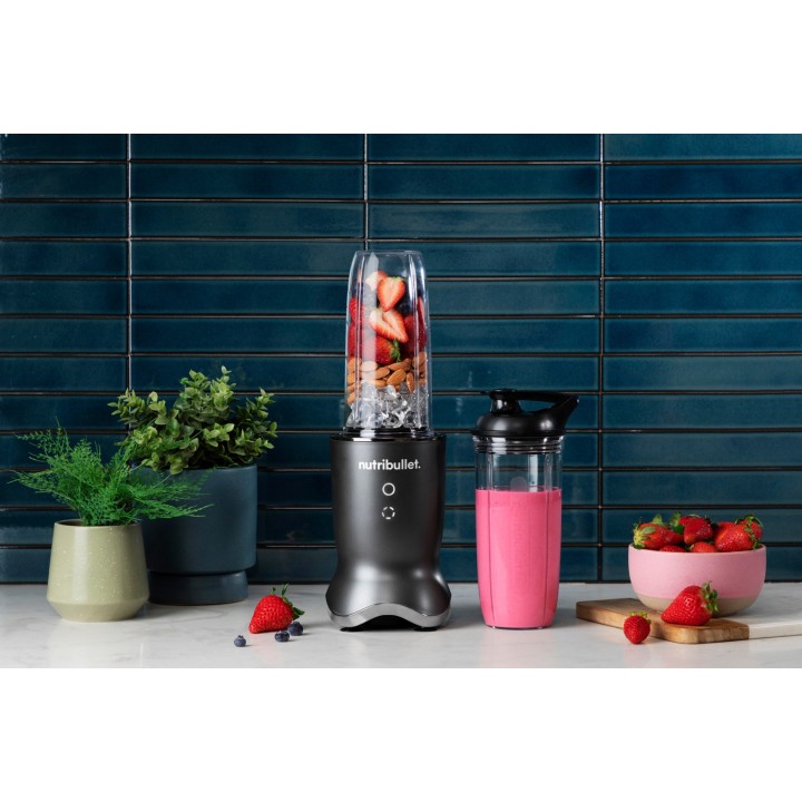 NutriBullet NB1206DGCC 0.9 L Frullatore da tavolo 1200 W nero trasparente