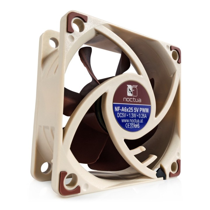 Noctua NF-A6x25 5V PWM Ventola case per PC 6 cm Beige