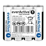 Batterie alcaline everActive Pro Alkaline LR6 AA - 4 pezzi