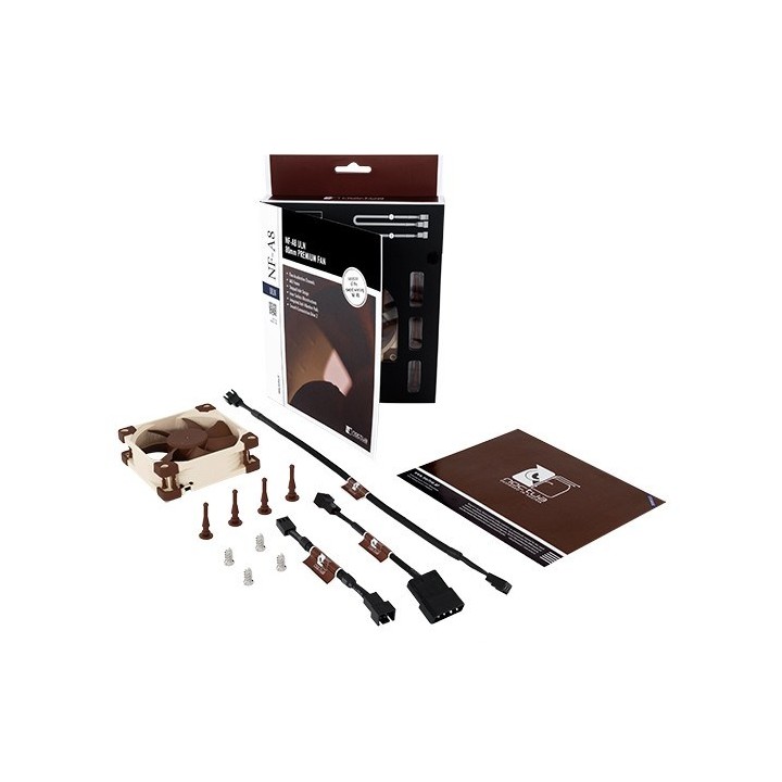 Noctua NF-A8 ULN Sistema raffreddamento computer Ventola case per PC 8 cm Beige Brown